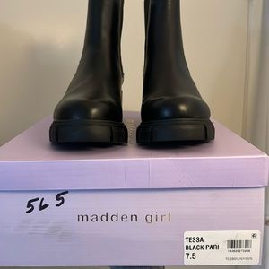 Madden Girl Tessa Black Boots